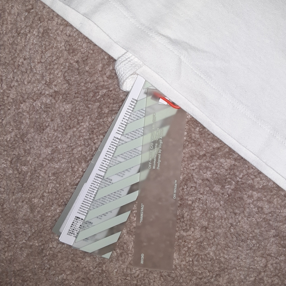 NWT MEN'S OFF-WHITE TAPE ARROWS T-SHIRT - Picture 7 of 13